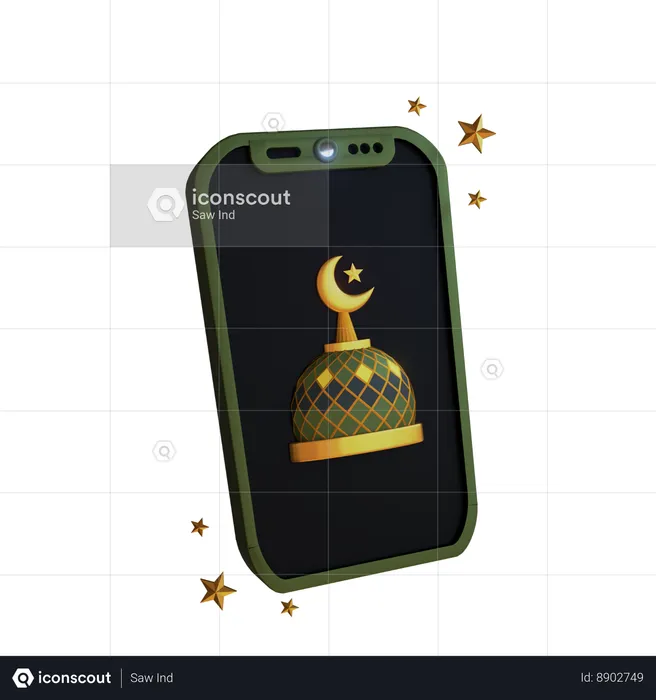 Aplicaciones ramadán  3D Icon