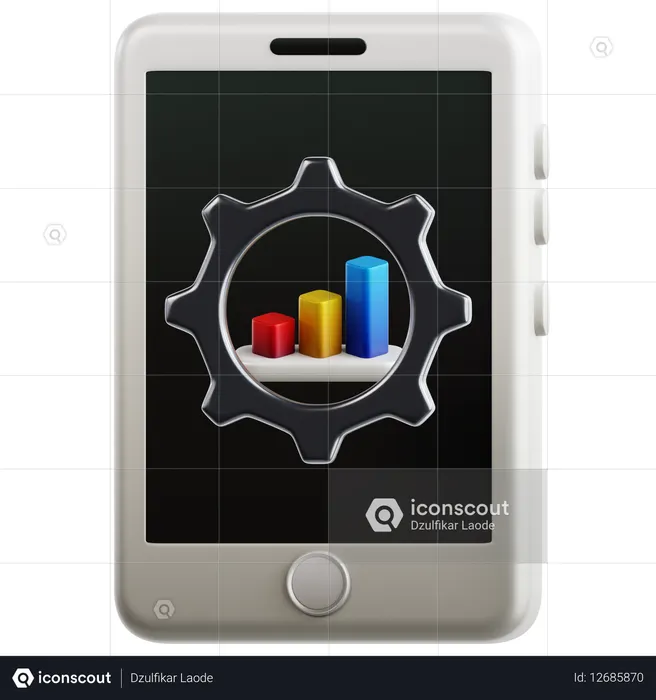 Aplicativo de produtividade  3D Icon