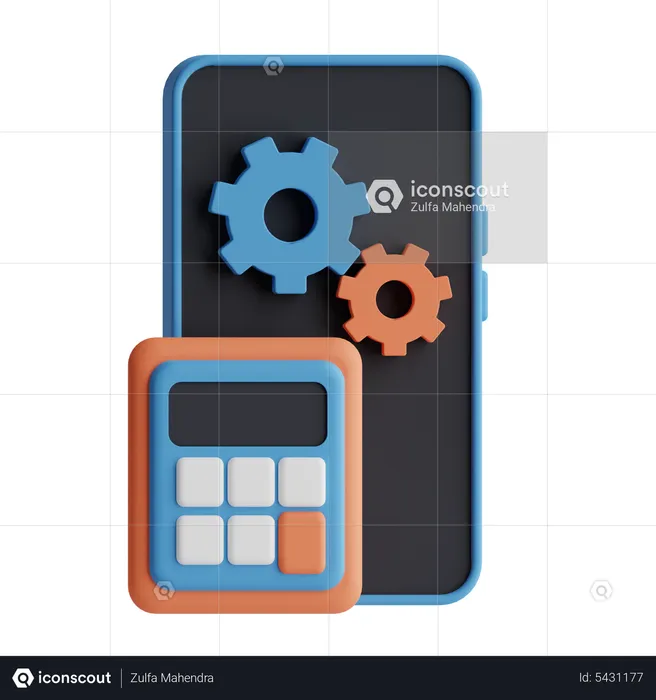 App Calculator  3D Icon