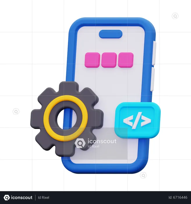 App Development  3D Icon