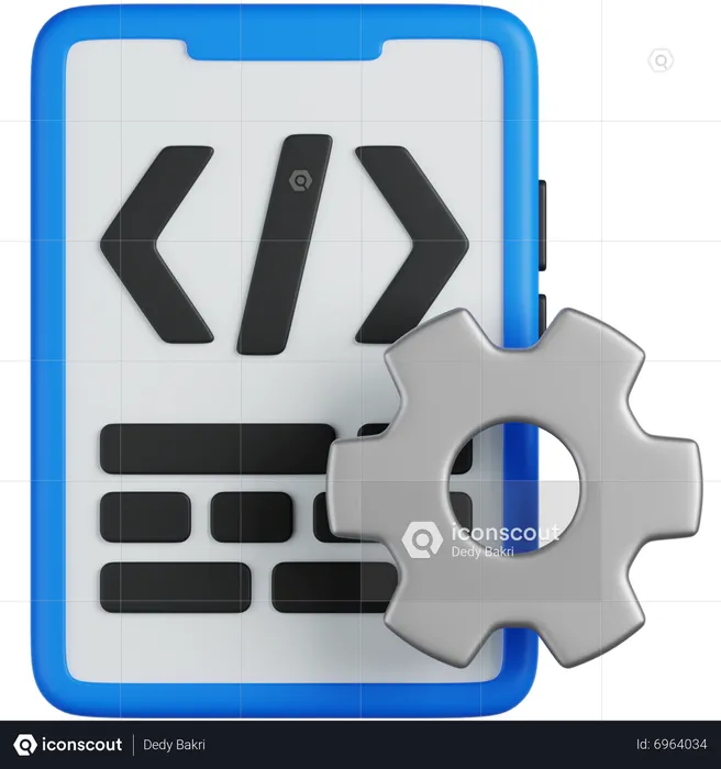 App Devolopment  3D Icon