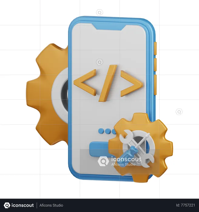 App Devolopment  3D Icon
