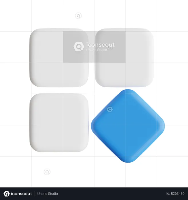 App Menu  3D Icon