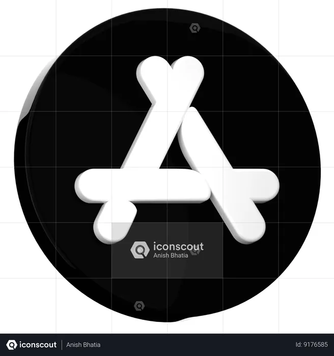 App store  3D Icon
