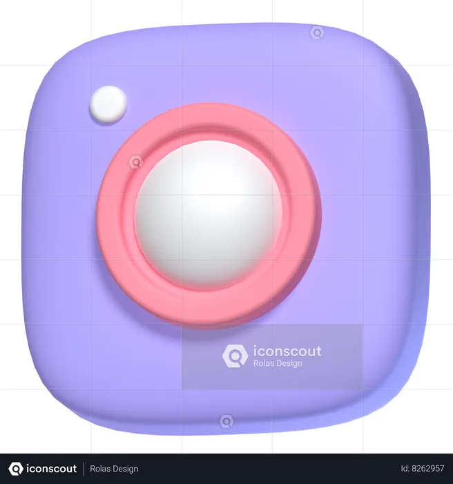 Appareil photo  3D Icon