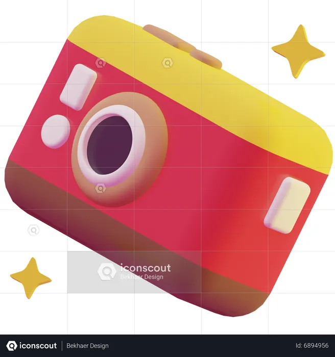 Appareil photo  3D Icon