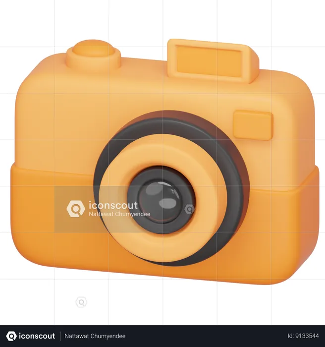 Appareil photo numérique  3D Icon