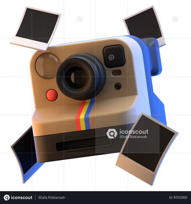 Appareil Polaroïd  3D Icon