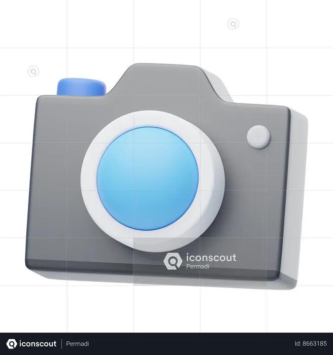 Appareil photo reflex numérique  3D Icon