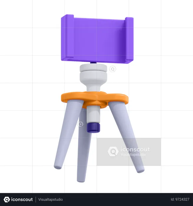 Trépied caméra  3D Icon