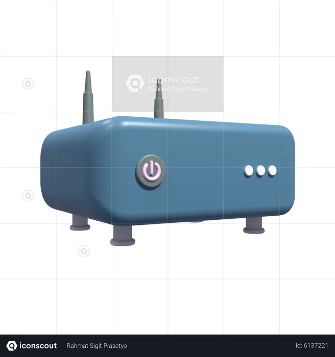 Appareil Wi-Fi  3D Icon