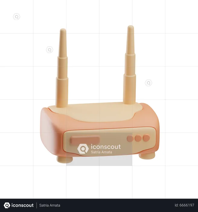 Appareil Wi-Fi  3D Icon