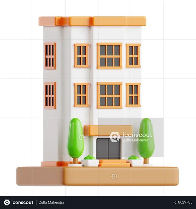 Appartment  3D Icon