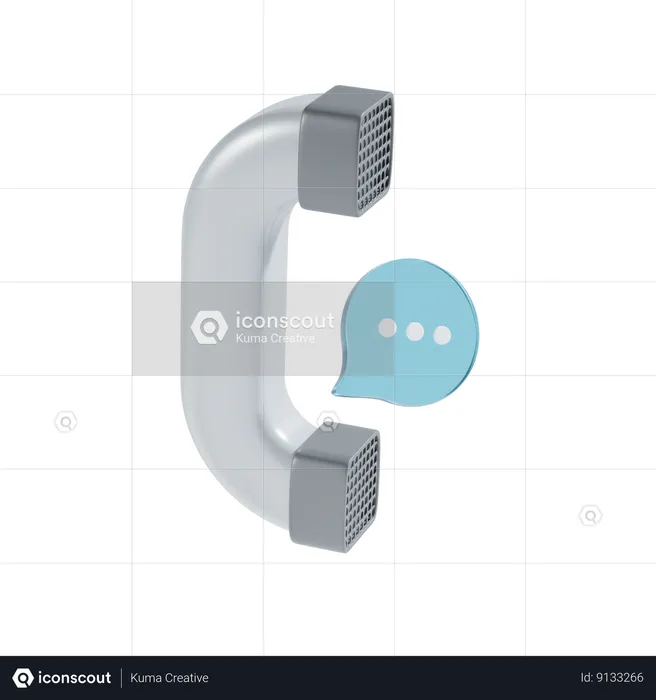 Appel financier  3D Icon