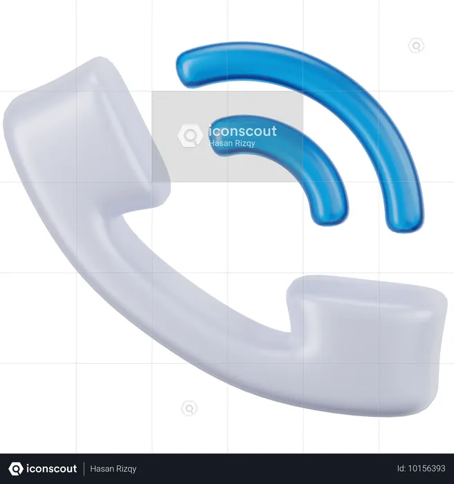 Appeler le téléphone  3D Icon