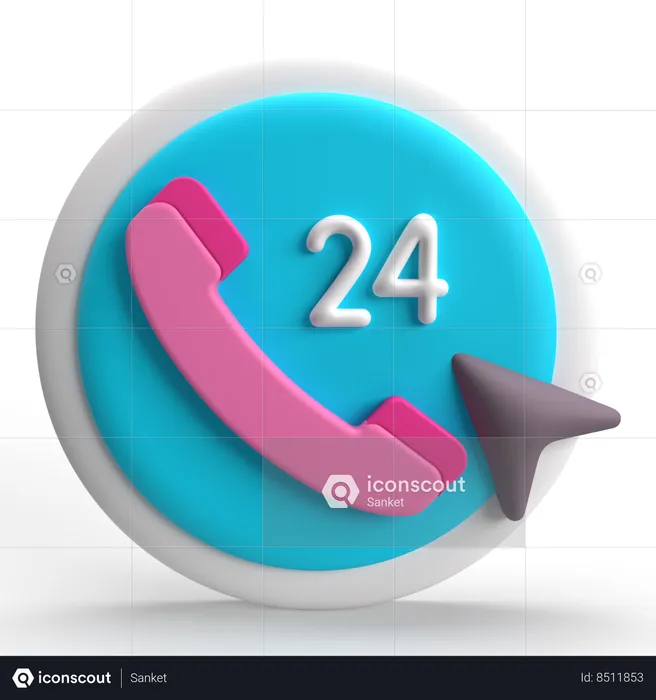 Appelle maintenant  3D Icon