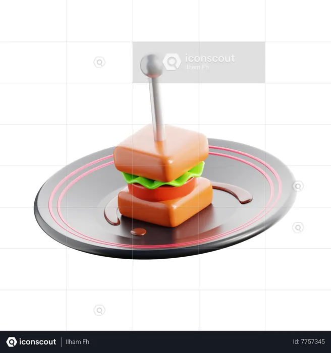 Appetizer  3D Icon