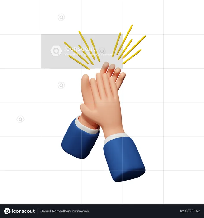 Applause Hand Gesture  3D Icon