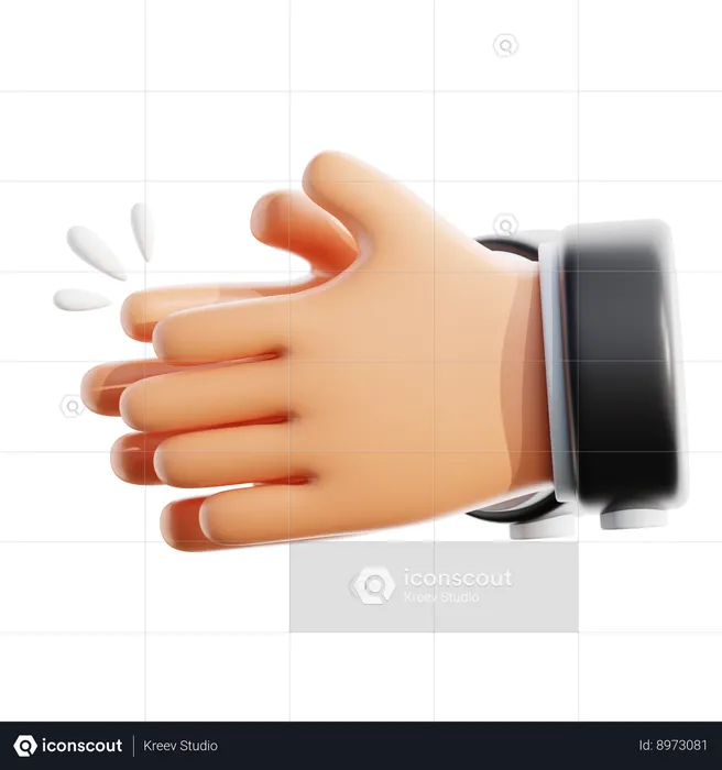 Applause Hand Gestures  3D Icon