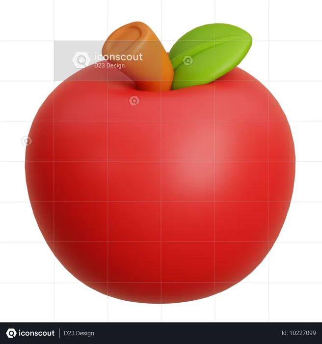 Apple  3D Icon