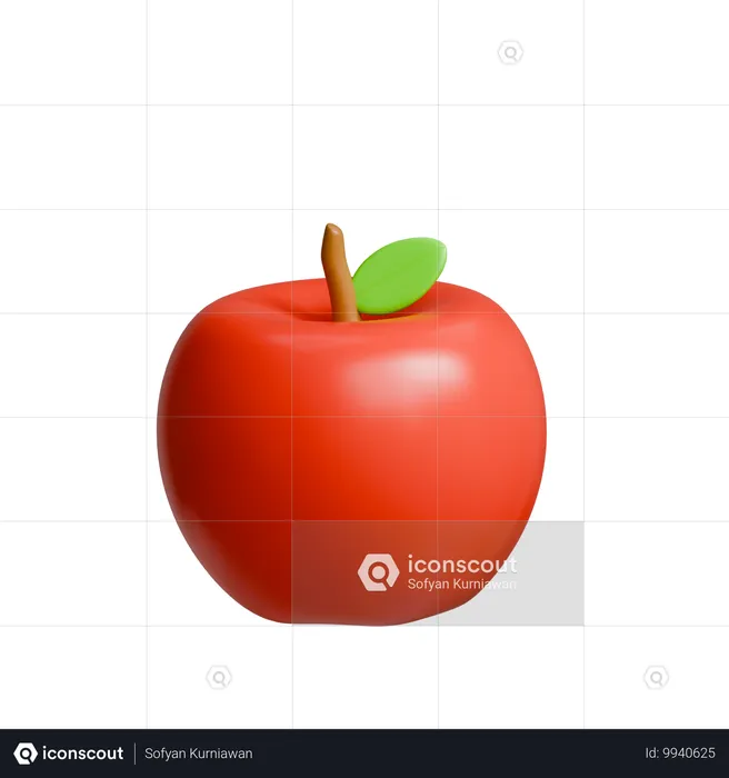 Apple  3D Icon