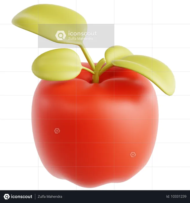 Apple  3D Icon