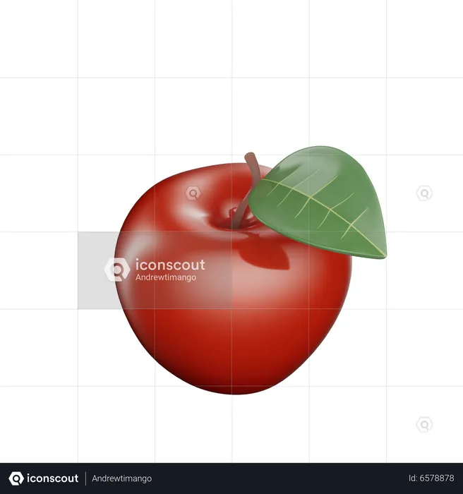 Apple  3D Icon