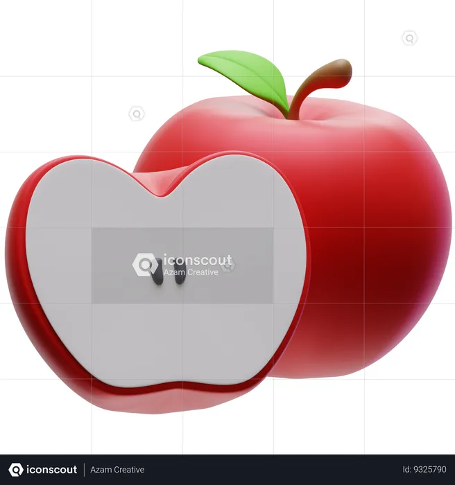 Apple  3D Icon