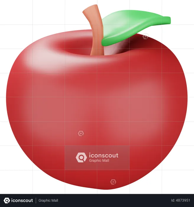 Apple  3D Icon