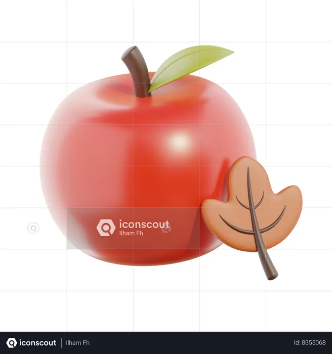 Apple  3D Icon