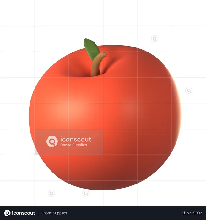 Apple  3D Icon