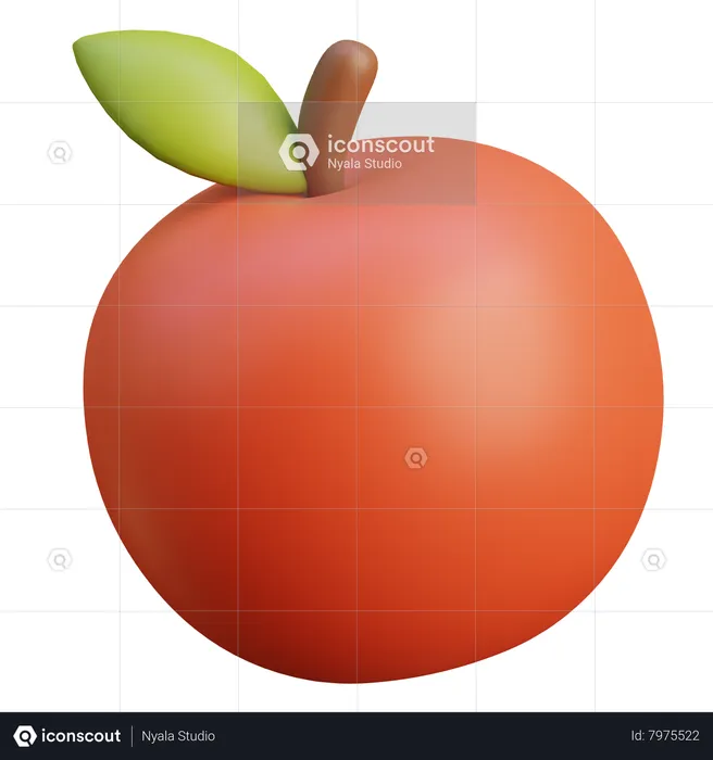 Apple  3D Icon