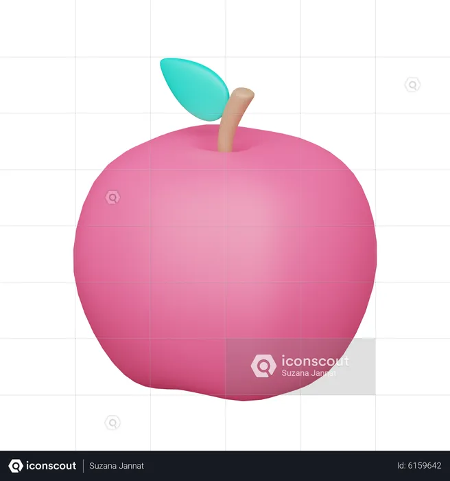 Apple  3D Icon