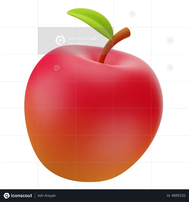 Apple  3D Icon