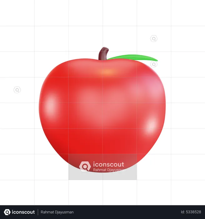 Apple  3D Icon