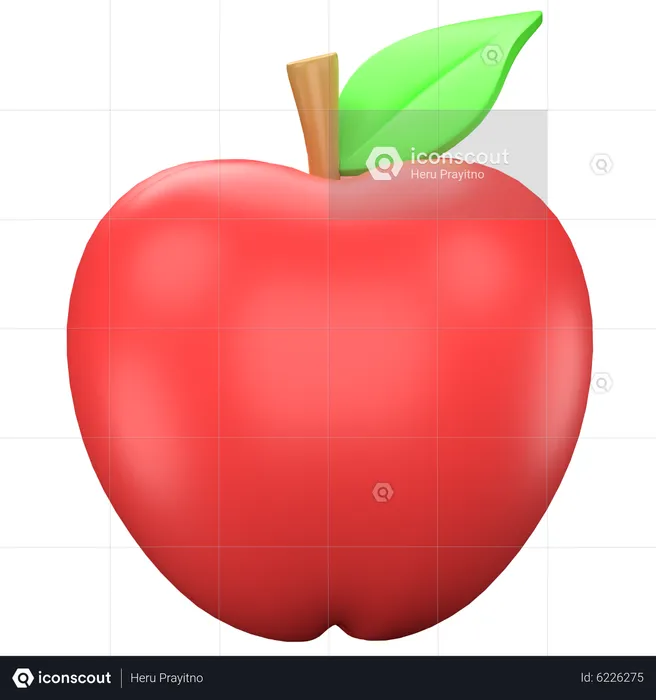 Apple  3D Icon