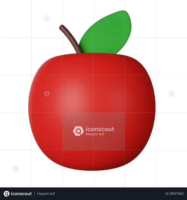 Apple  3D Icon