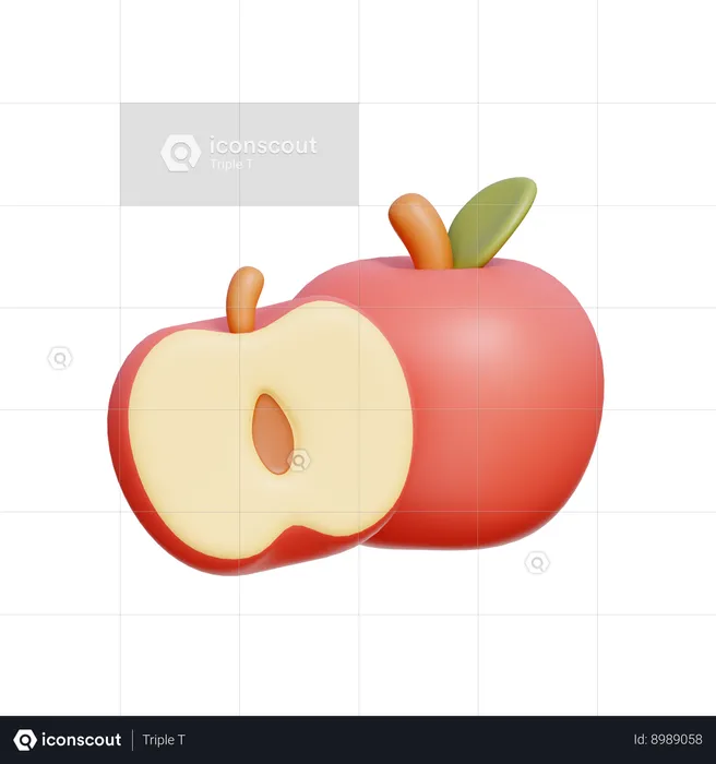 Apple  3D Icon