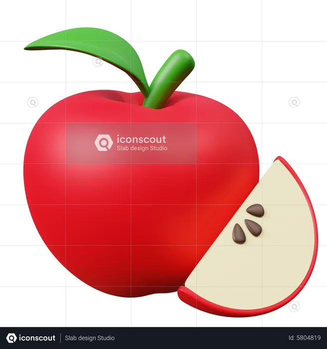 Apple  3D Icon