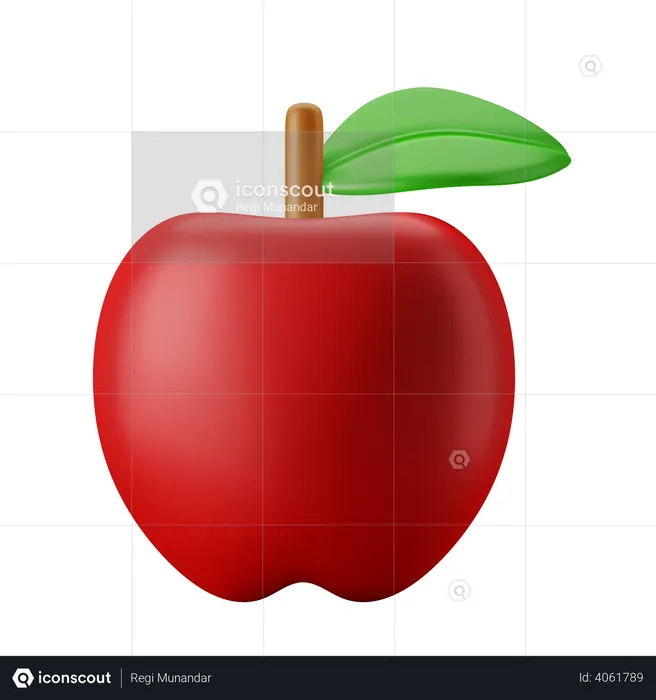 Apple  3D Illustration