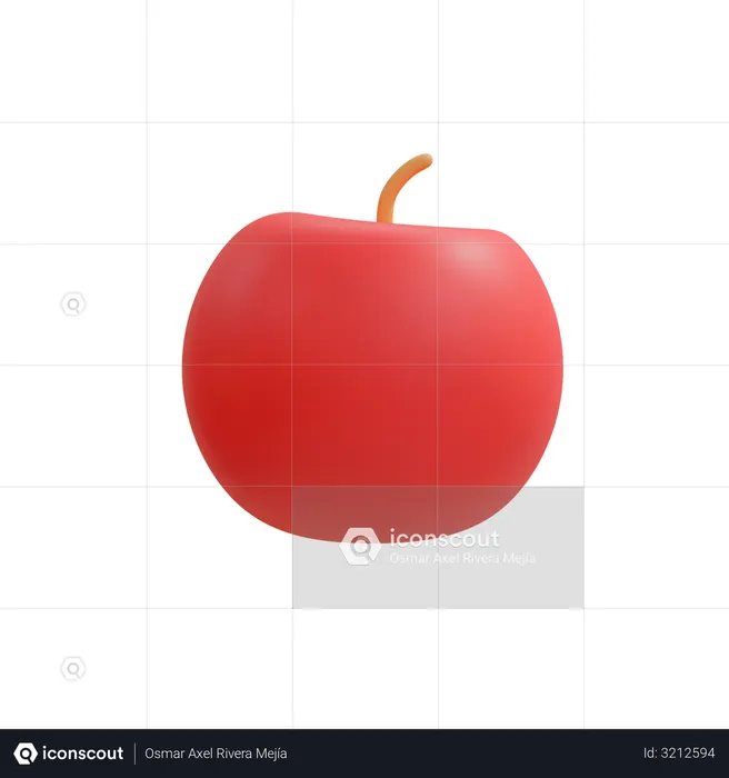 Apple  3D Illustration