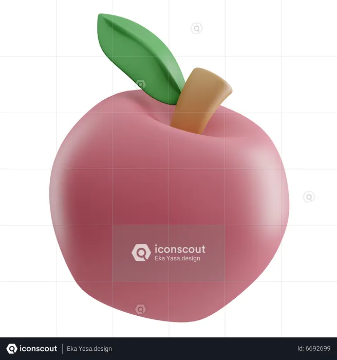 Apple  3D Icon