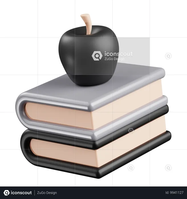 Apple Book  3D Icon