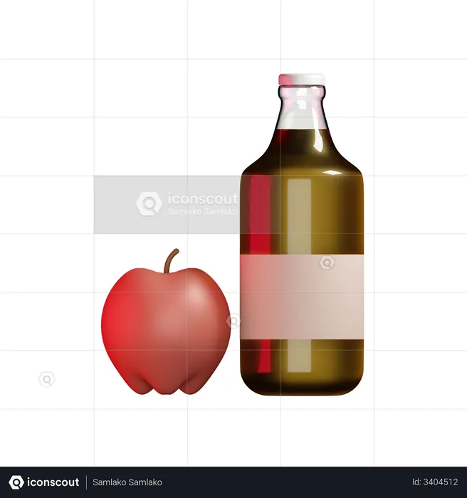 Apple Cider  3D Illustration