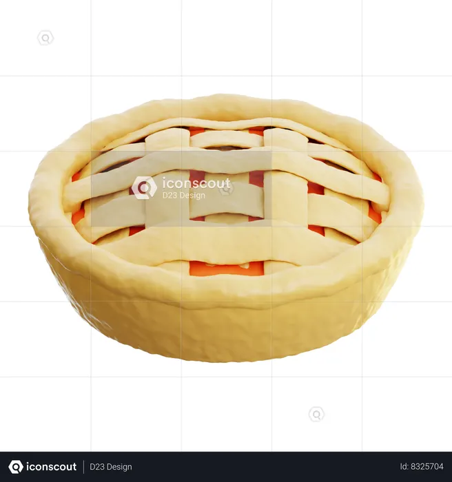 Apple Pie  3D Icon