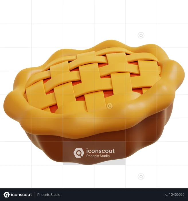 Apple Pie  3D Icon