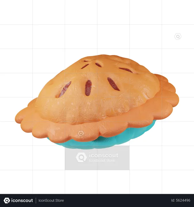 Apple Pie  3D Icon