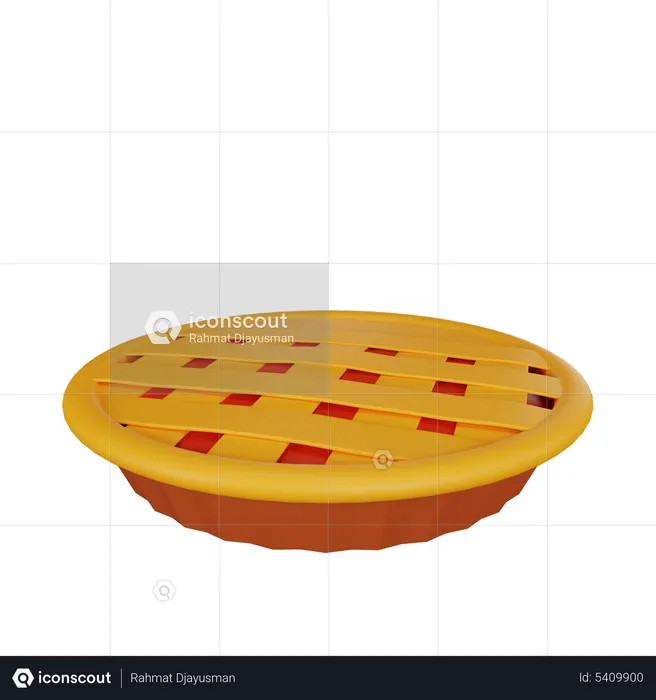 Apple Pie  3D Icon