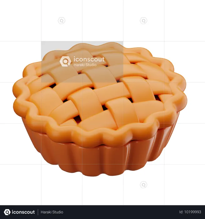Apple Pie  3D Icon