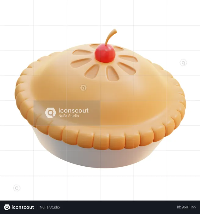 Apple Pie  3D Icon